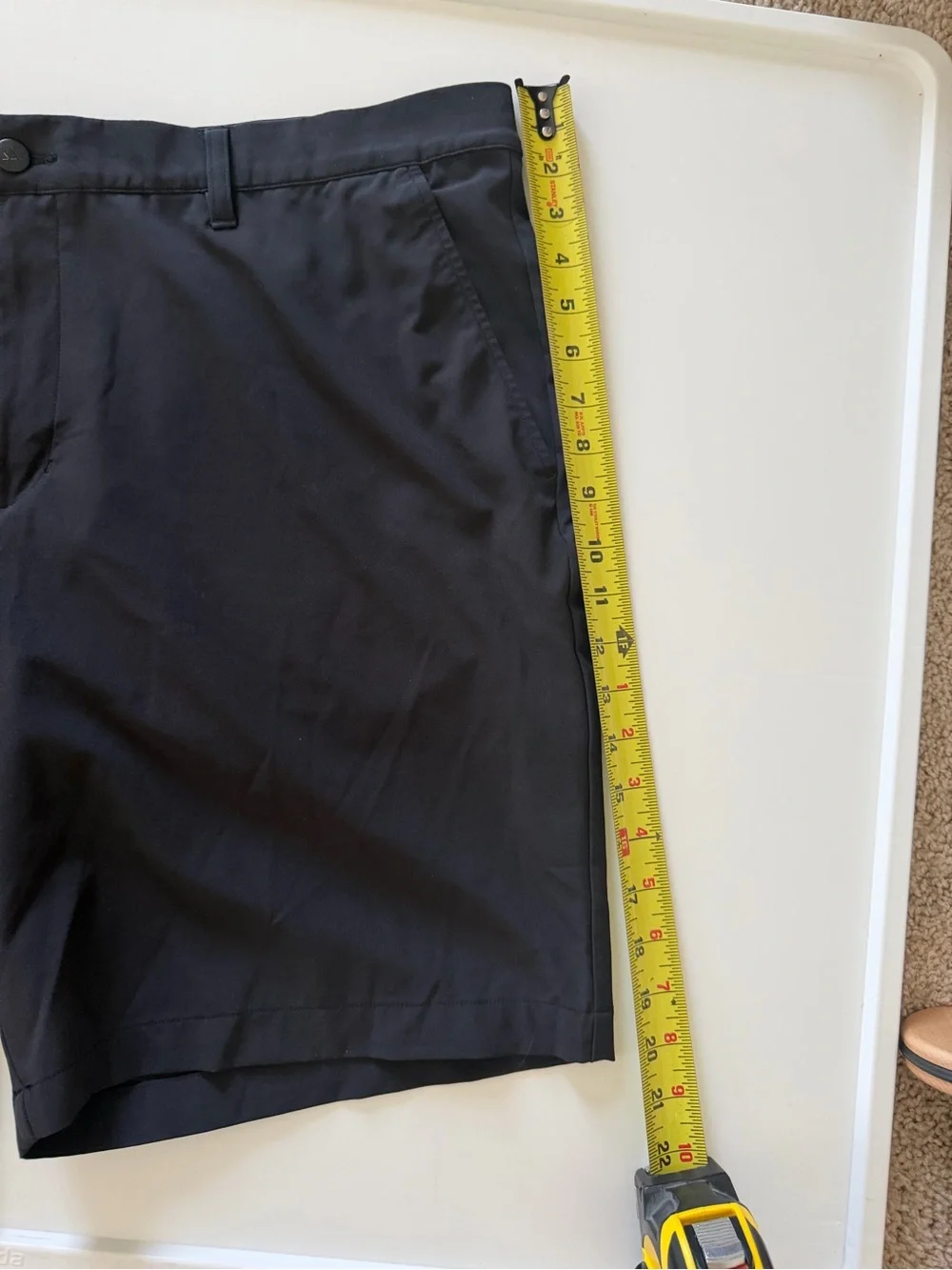 adidas Men’s Ultimate365 Black Performance Golf Shorts 8.5” Size 40